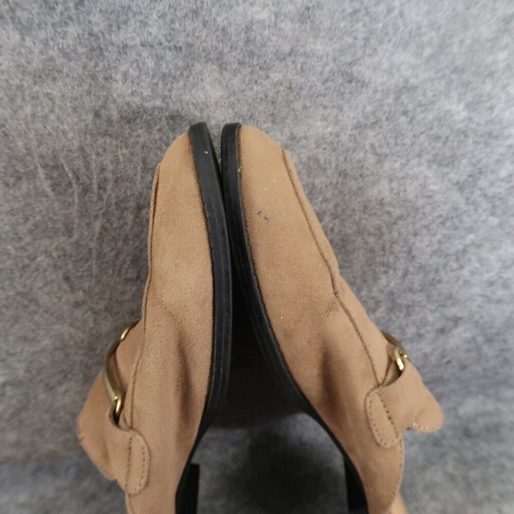 Restricted Shoes Womens 8 Mule Flats Slip On Classic Brown Casual Lifestyle - Picture 10 of 13